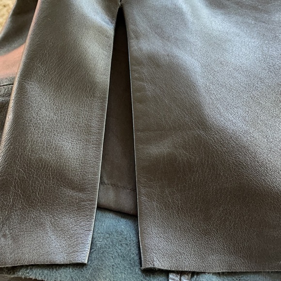 Pelle Studio Wilson Black Leather Pencil Skirt - Picture 8 of 8